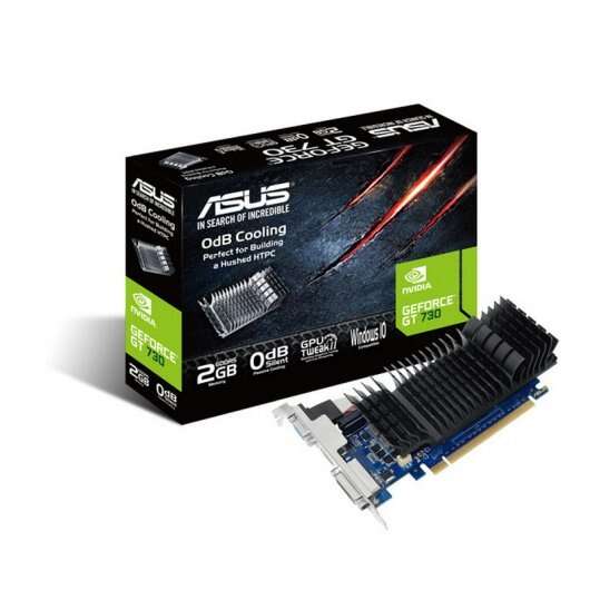 Asus Geforce Gt 730 Tarjeta Grafica 2Gb Gddr5 Perfil Bajo
