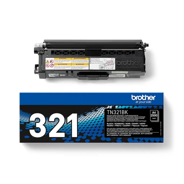 Brother Tn321 Negro Cartucho De Toner Original - Tn321Bk