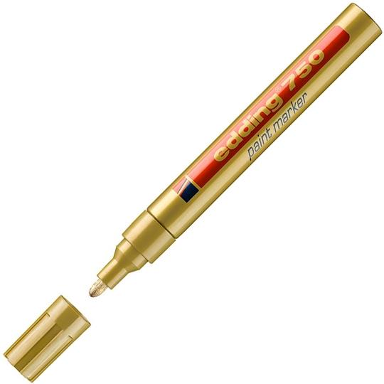 Edding Marcador Permanente 750 Tinta Opaca Oro