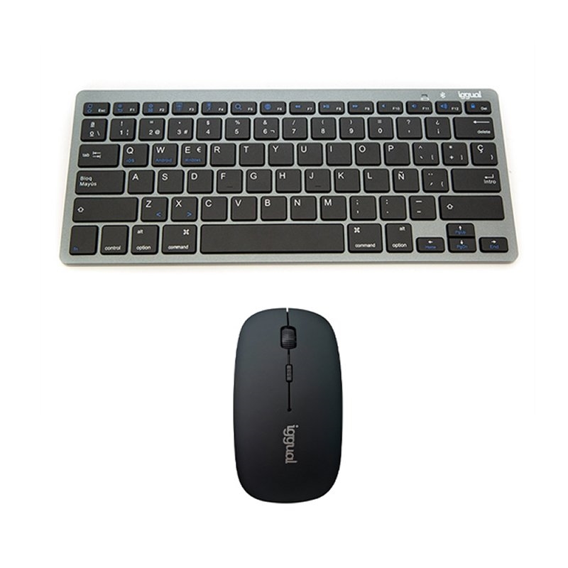 Iggual Kit Bundle Teclado + Ratón Bluetooth