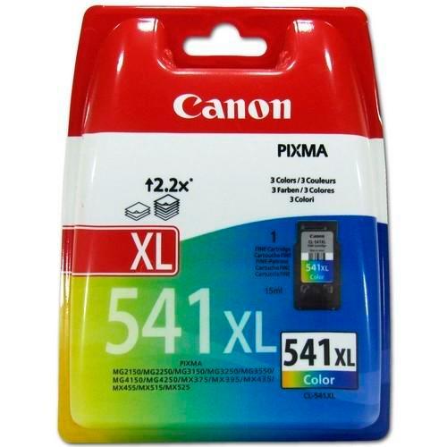 Canon Tinta Tricolor Pixma Mg 2150/3150 (Blister + Alarma) - Cl 541Xl