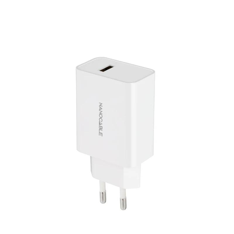 Nanocable Cargador 1 X Usb 5V-2.1A Blanco