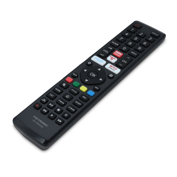 Metronic Mando A Distancia Compatible Con Televisores Hisense  - Color Negro
