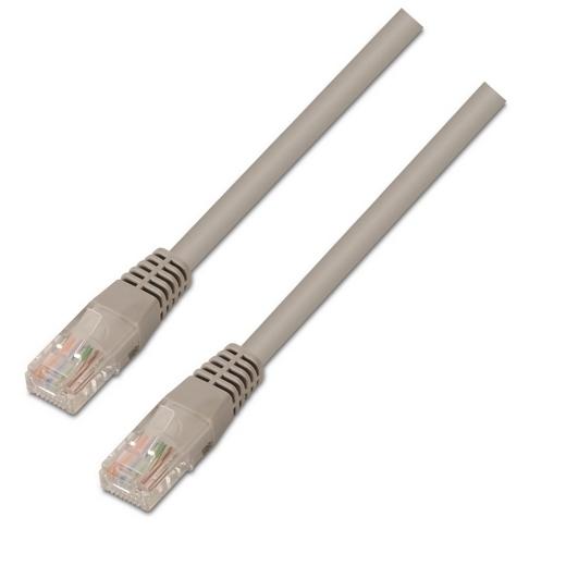 Aisens Cable De Red Latiguillo Rj45 Lszh Cat.6 Utp Awg24 Gris 10,0 M