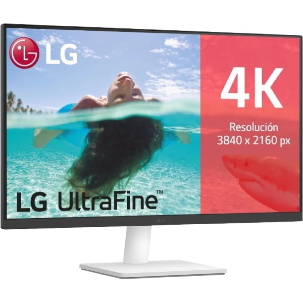 Lg Ultrafine Monitor Led 27" Ips Ultrahd 4K Hdr10 - Respuesta 5Ms - Angulo De Vision 178º - 16:9 - Hdmi, Displayport - Vesa 100X100Mm