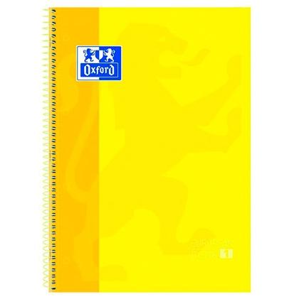 Oxford Cuaderno Classic Europeanbook 1 Write&Erase 80H A4+ 5X5Mm Microperforado Tapa Extradura Amarillo