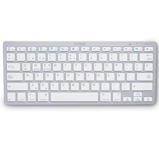 Nilox Teclado Bluetooth Blanco