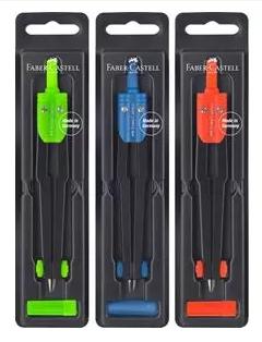 Faber Castell Compas Escolar Surtido 3 Colores