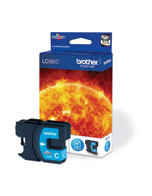 Brother Lc980 Cyan Cartucho De Tinta Original - Lc980C