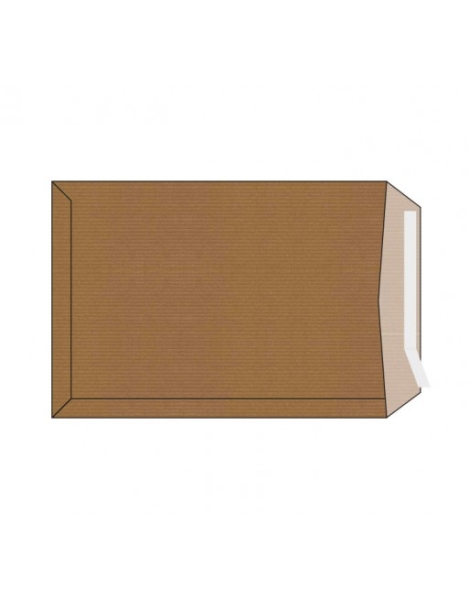 Sam Pack De 250 Sobres De Papel Kraft 90Grs - Medidas 250X353Mm - Autoadhesivo Con Tira De Silicona - Color Marron