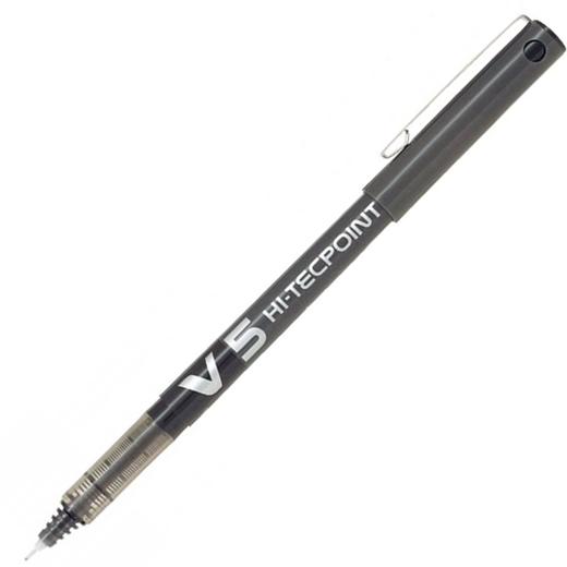 Pilot Roller Tinta Líquida V-5 Hi-Tecpoint Negro