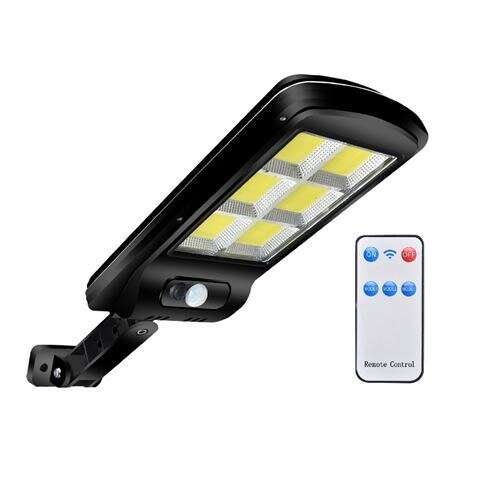 Elbat Cob Farola Led Solar - 4500Lm - Luz Fria 6500K - Sensor De Movimiento