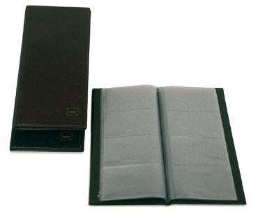 Grafoplás Portatarjetas Americano Basic 290X140Mm Para 160 Tarjetas De 105X68Mm Pvc Negro