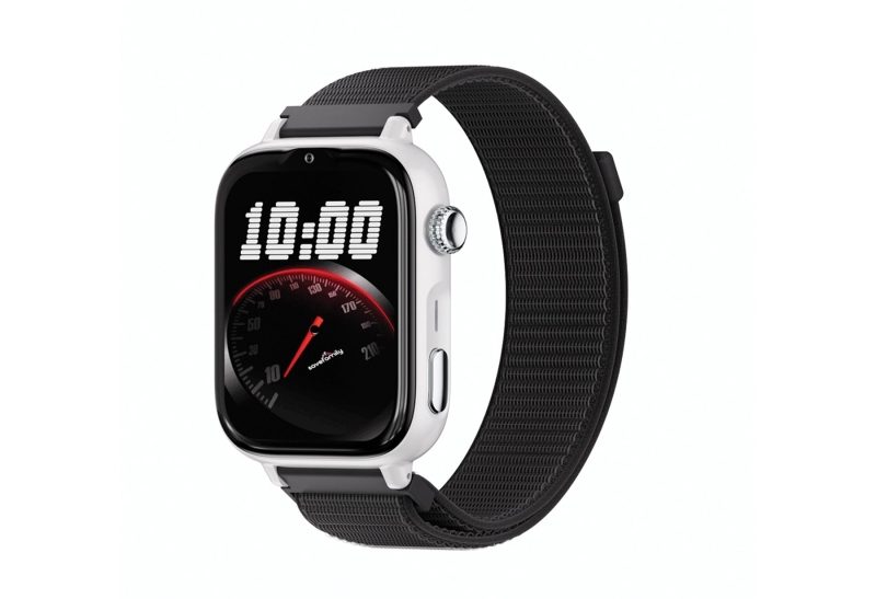 Savefamily Reloj Inteligente Smartwatch Infantil Savewatch Plus 2 - Pantalla Amoled - Carcasa Blanca - Correa Tela Negra