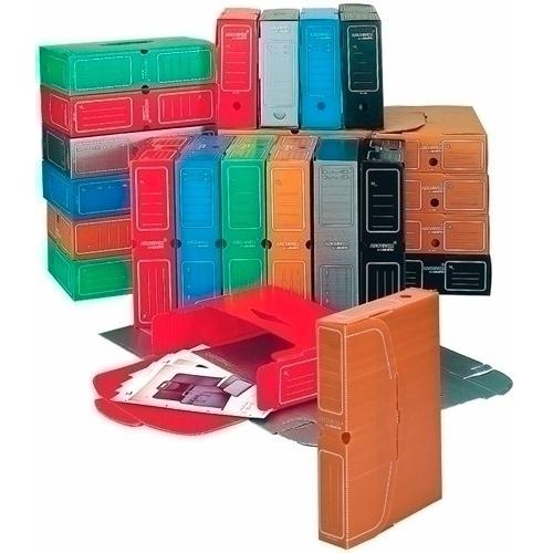 Carchivo Caja Archivo Definitivo Desplegado Pp 100Mm Folio Azul