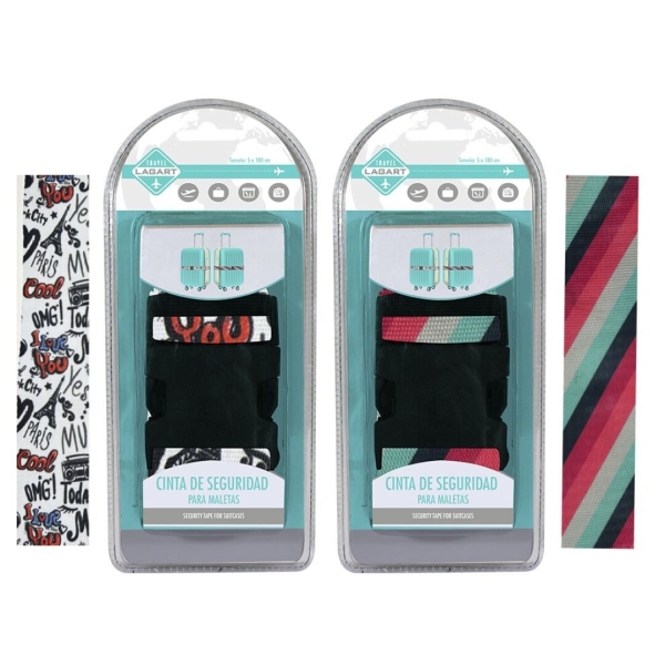 Lagart Cinta Para Cierre De Maleta - 2 Diseños Aleatorios