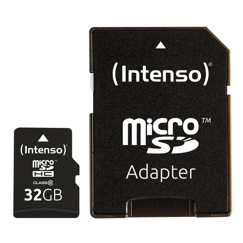 Intenso 3413480 Micro Sd Clase 10 32Gb C/Adapt