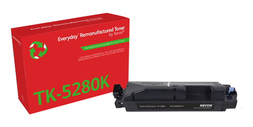 Xerox Everyday Kyocera Tk5280 Negro Cartucho De Toner Remanufacturado - Reemplaza 1T02Tw0Nl0/Tk5280K