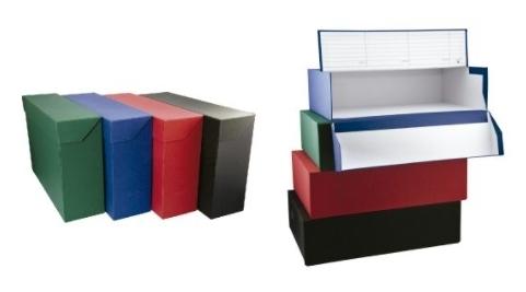 Mariola Caja De Transferencia A4 Cartón Forrado Con Tela Geltex Negro