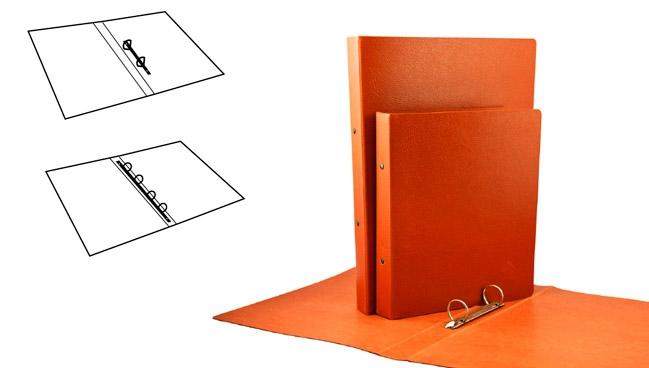 Mariola Carpeta Anillas 2 X 40Mm Folio Apaisado Cartón Compacto Gofrado Nº 12 Cuero