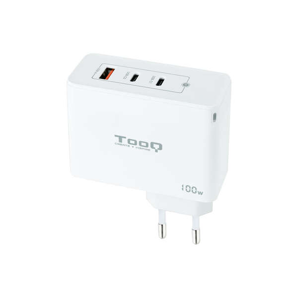 Tooq Cargador De Pared Gan 2Xusb-C/Pd + Usb-A/Qc 100W