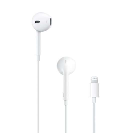 Apple Earpods Auriculares Binaurales Lightning - Microfono Integrado - Control De Volumen - Color Blanco
