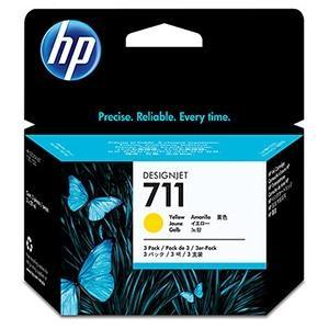 Hp Tinta Amarillo Designjet T120/T520 - Nº711 (Pack 3)