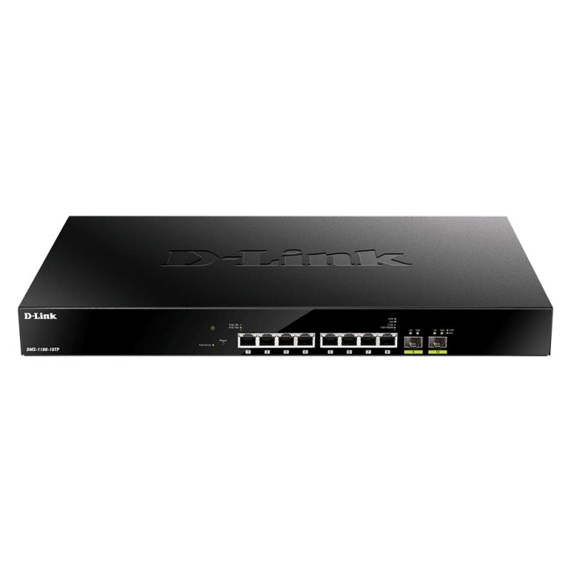 D-Link Dms-1100-10Tp Switch 8X2.5Gbe Poe 2Xsfp+