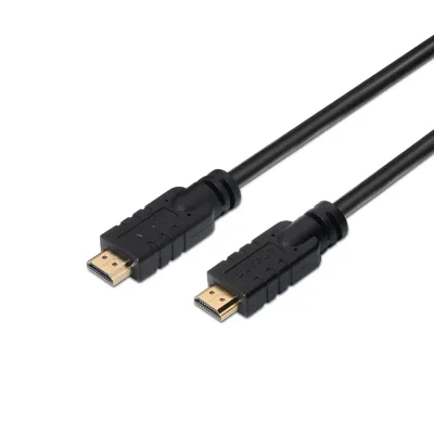 Aisens Cable Hdmi Alta Velocidad / Hec Con Repetidor - A Macho-A Macho - 30M - Chipset Para Amplificar La Señal Full Hd - Color Negro
