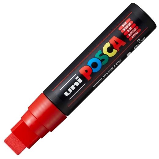 Posca Marcador  Pc-17K No Permanente Punta Biselada 15Mm Rojo