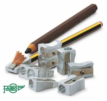 Faibo Afilalápices Forma De Cuña Doble Uso Para Lápices Hasta 10Mm -12 Ud-