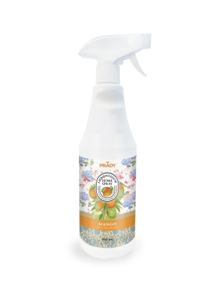 Prady Ambientador Home Spray Mango - Frasco De 700 Ml - Spray Pulverizador