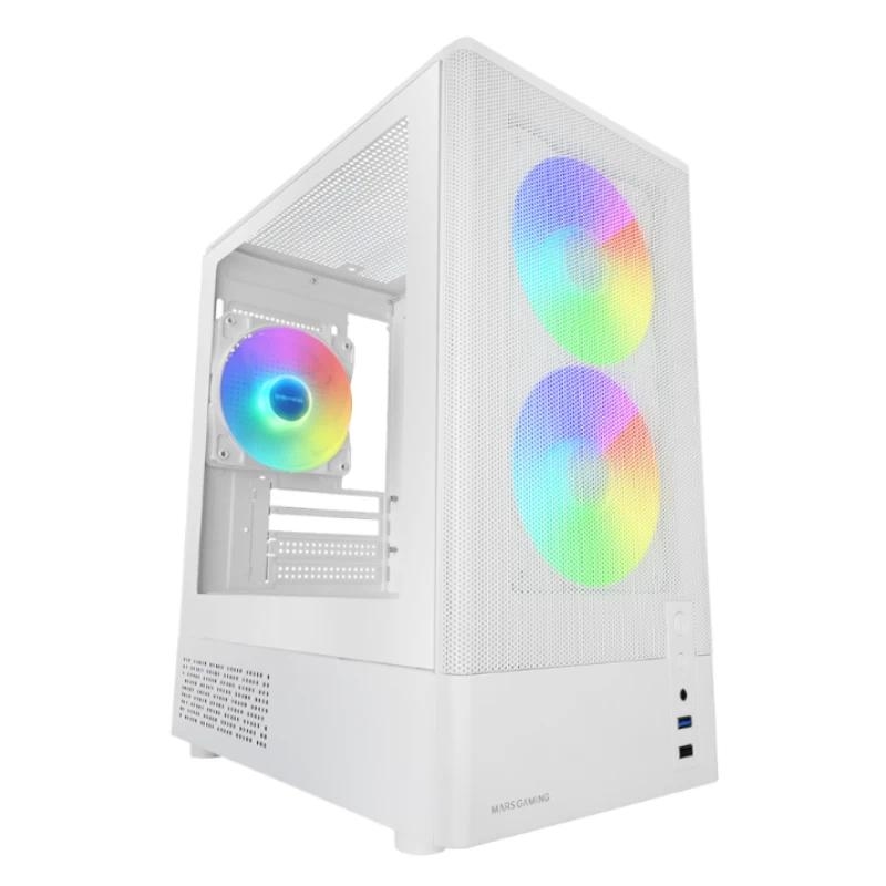 Mars Gaming Caja Micro-Atx Mc-Onyxw Blanca