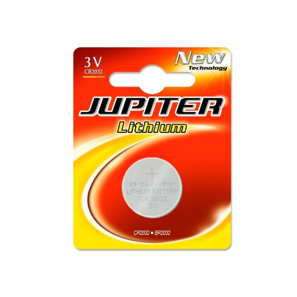 Jupiter Pack De 1 Pila Litio De Boton Cr2032 3V