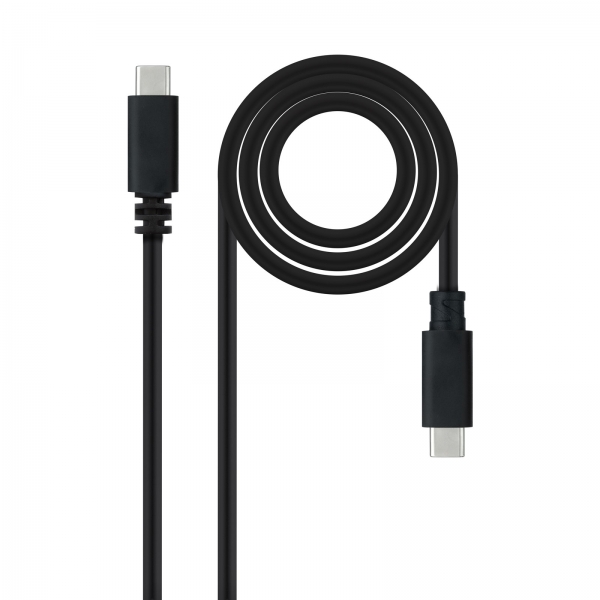 Nanocable Cable Usb 2.0 3A - Tipo Usb-C/M-Usb-C/M - 1.5M - Color Negro