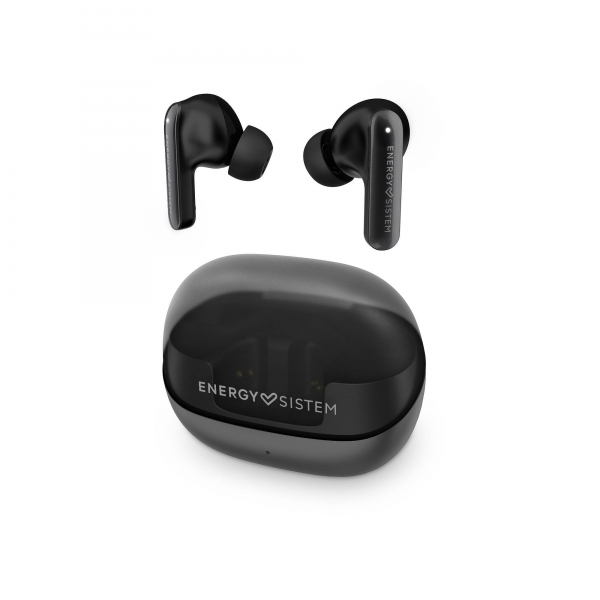 Energy Sistem Auriculares Anc -30Db - Quad Mic - Bluetooth 5.4 - 25H Autonomia - Ipx4 - Plastico Reciclado - Color Negro