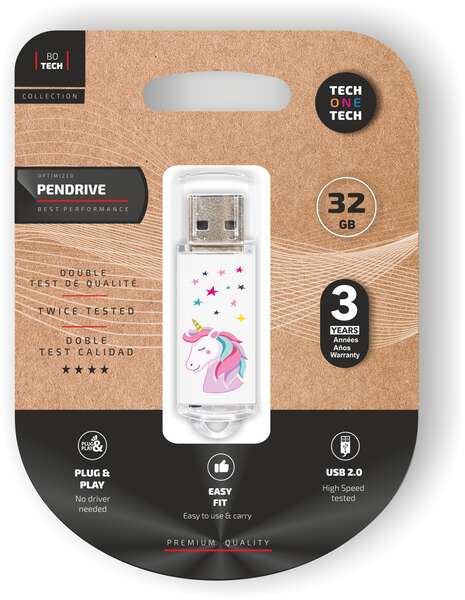 Techonetech Unicornio Dream Memoria Usb 2.0 32Gb (Pendrive)