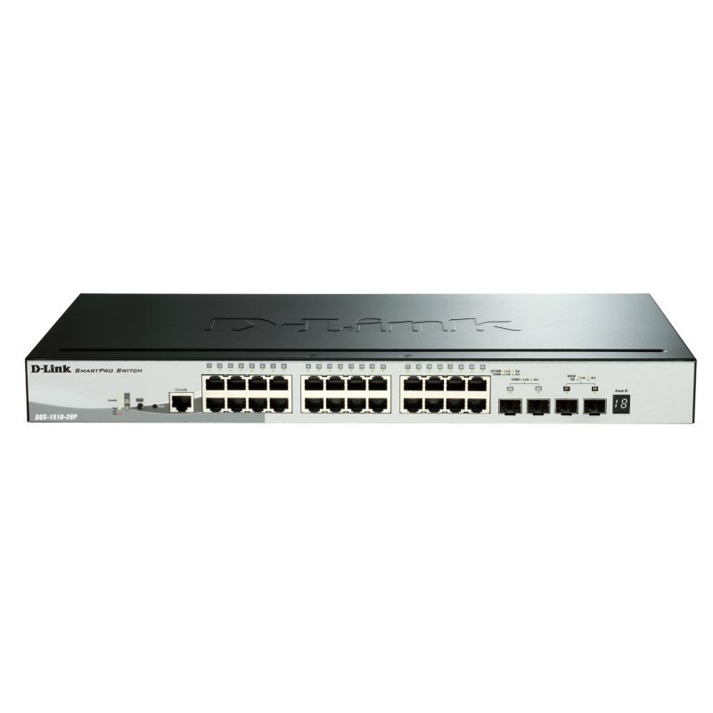 D-Link Dgs-1510-28P/E Switch L2 24Xgb Poe 2Xsfp+