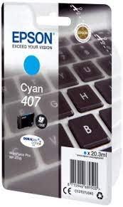 Epson Tinta Cian Workforce Pro 4745 Series - Nº 407