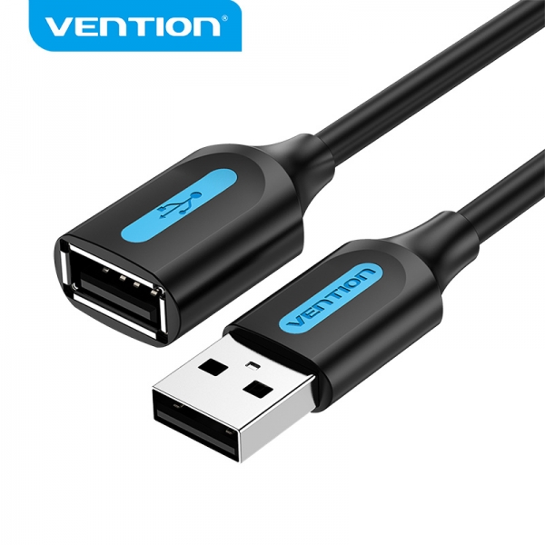 Vention Cable Alargador Usb 2.0 Macho A Usb Hembra - 1M - Color Negro