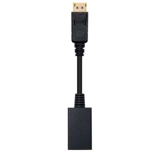 Nanocable Conversor Displayport A Hdmi - Dp/M-Hdmi A/H - 15 Cm - Color Negro