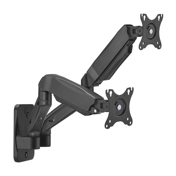 Aisens Soporte De Pared Pro Contrapeso Giratorio E Inclinable Para Monitor/Tv 9Kg (3 Pivotes - 2 Brazos) De 17-32 - Color Negro