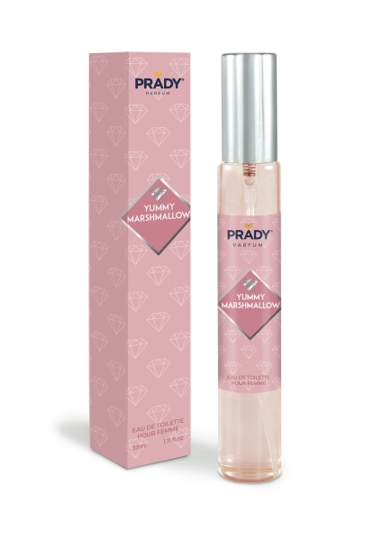 Prady Colonia De Mujer Yummy Marshmallow - Frasco De 33 Ml - Spray Pulverizador