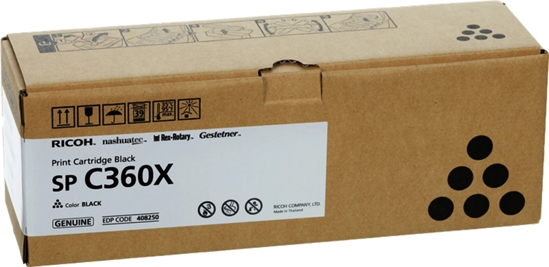 Ricoh Aficio Sp-C361 Negro Cartucho De Toner Original - 408250/Spc360X
