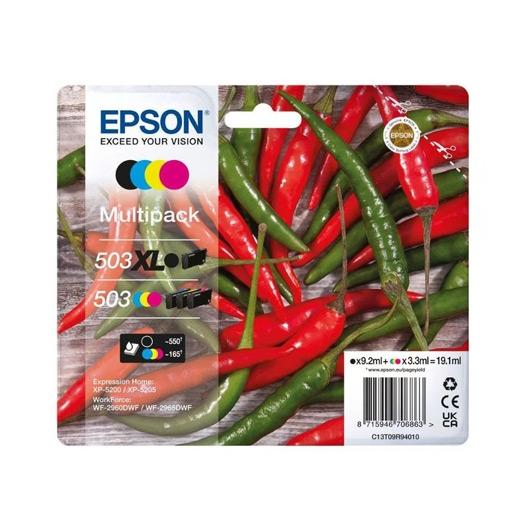 Epson Tinta Multipack Bk / C / M / Y  Xp-5200, 5205 / Wf-2960Dwf, 2965Dwf - 503Xl