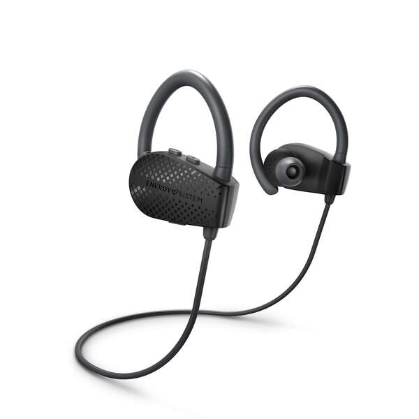 Energy Sistem Auriculares Bluetooth Sport 1+ - Asistente De Voz - Resistente Al Sudor - Color Negro