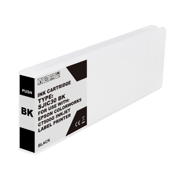 Epson Sjic30P Negro Cartucho De Tinta Pigmentada Generico - Reemplaza C33S020639/Sjic30P(K)