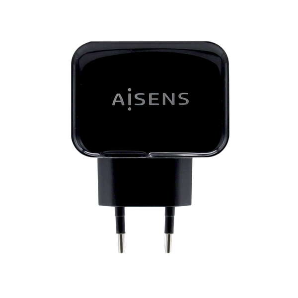 Aisens Cargador Usb 17W 5V/3.4A - 2Xusb Con Control Ai - Color Negro