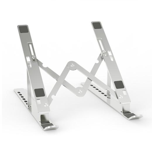 Aisens Soporte De Sobremesa Ajustable Para Portatil / Tablet, Plata