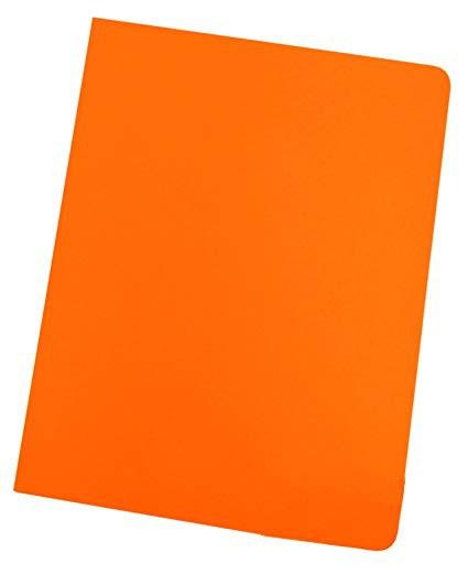 Gio Subcarpeta Simple Cartulina Naranja Intenso Folio 250Gr -50U-